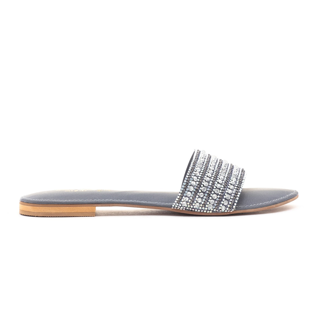 Grey Fancy Slipper FN7524