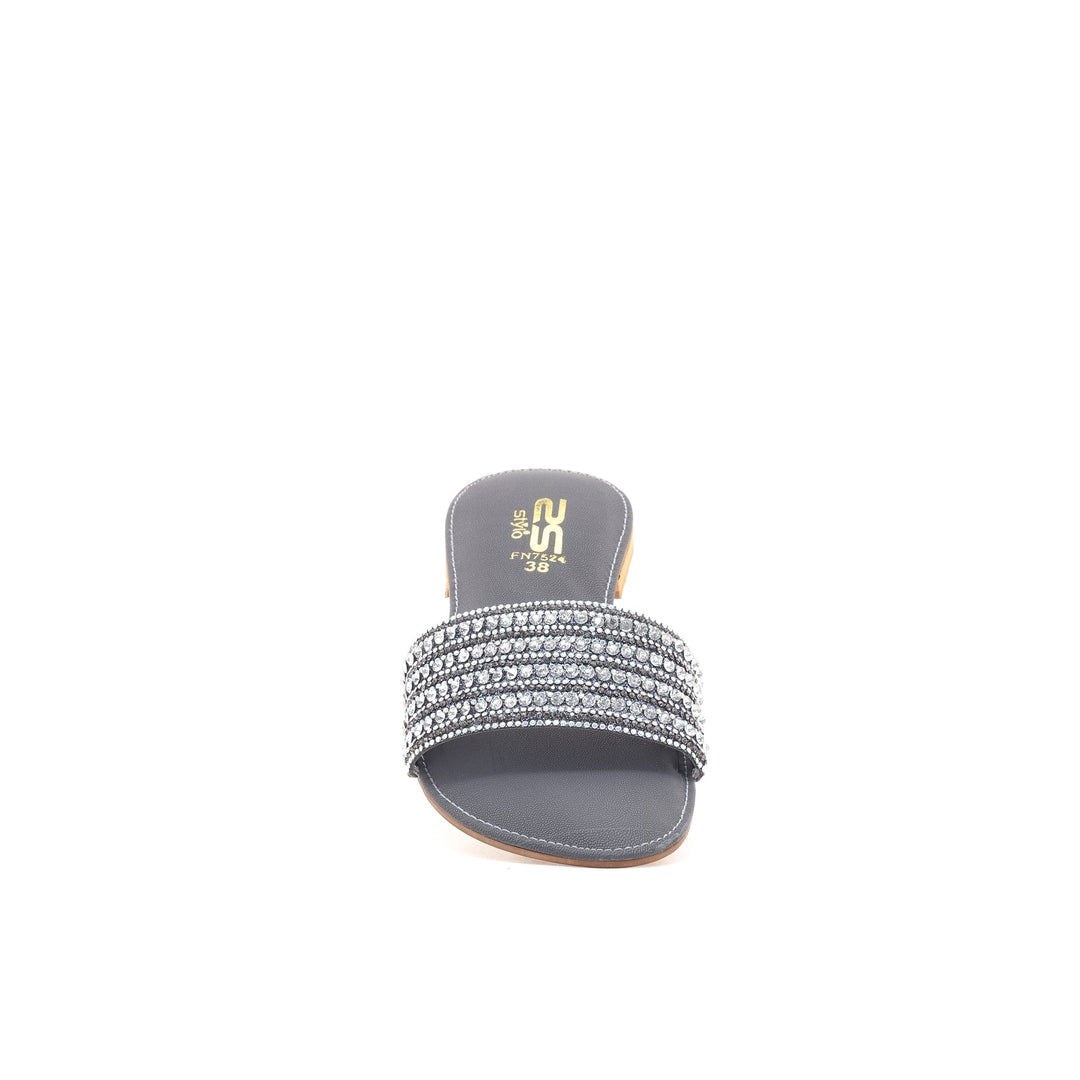 Grey Fancy Slipper FN7524