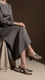 Women's Grey Fancy Slipper FN7814