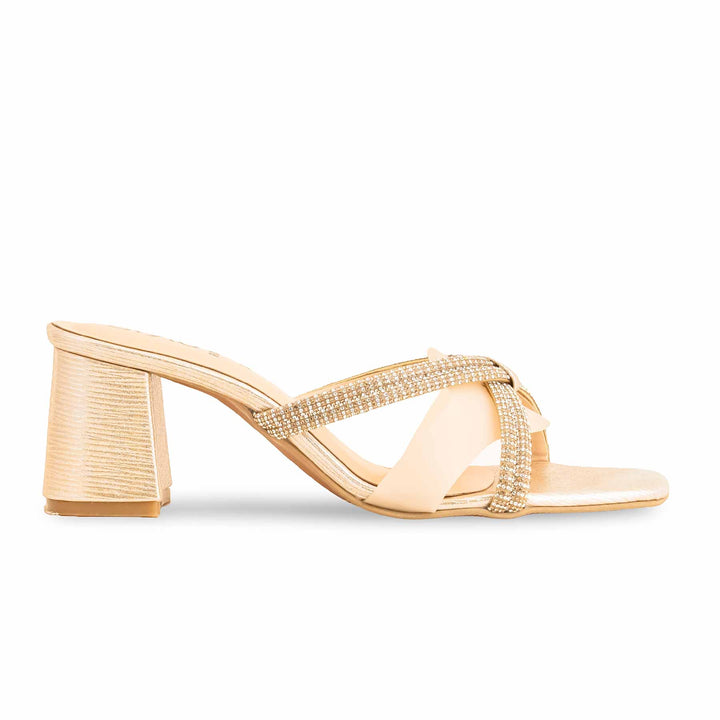 Peach Fancy Slipper For Ladies FN7920