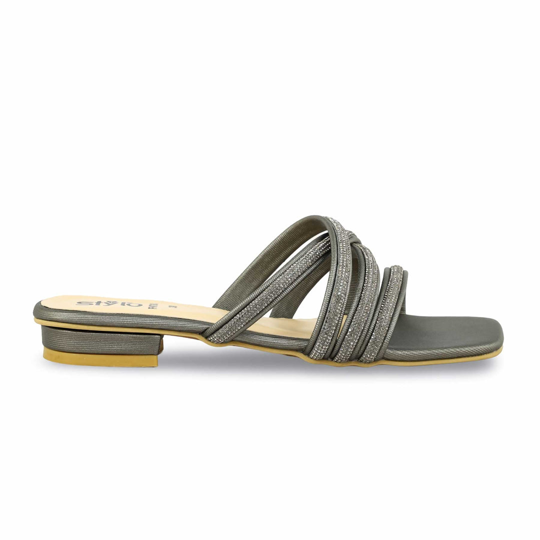 Grey Fancy Women Slipper FN7938