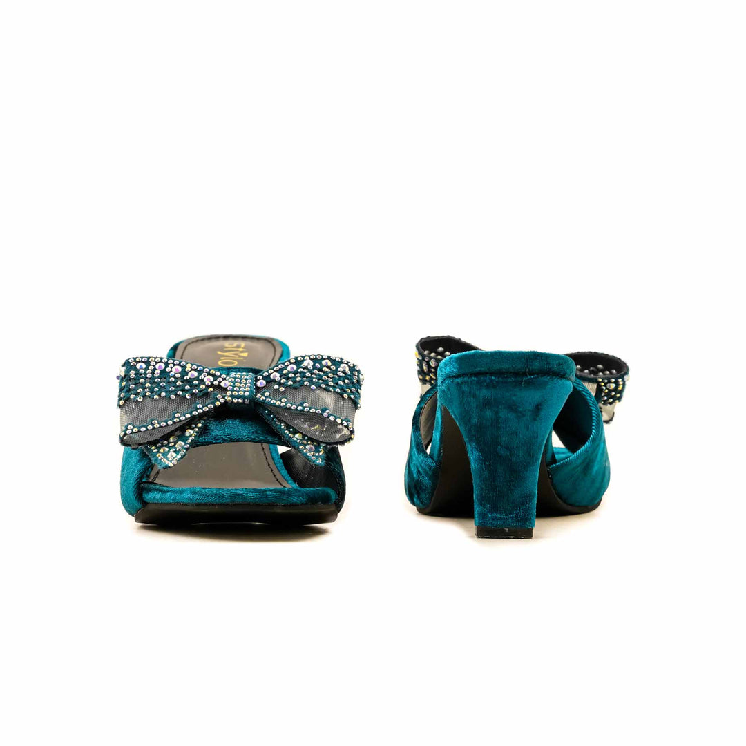 Seagreen Fancy Slipper For Women FN7969