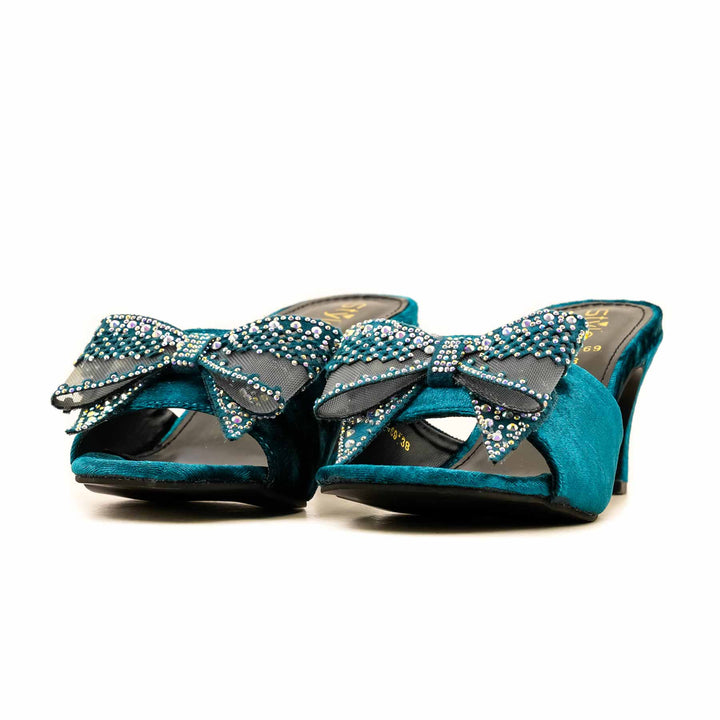 Seagreen Fancy Slipper For Women FN7969