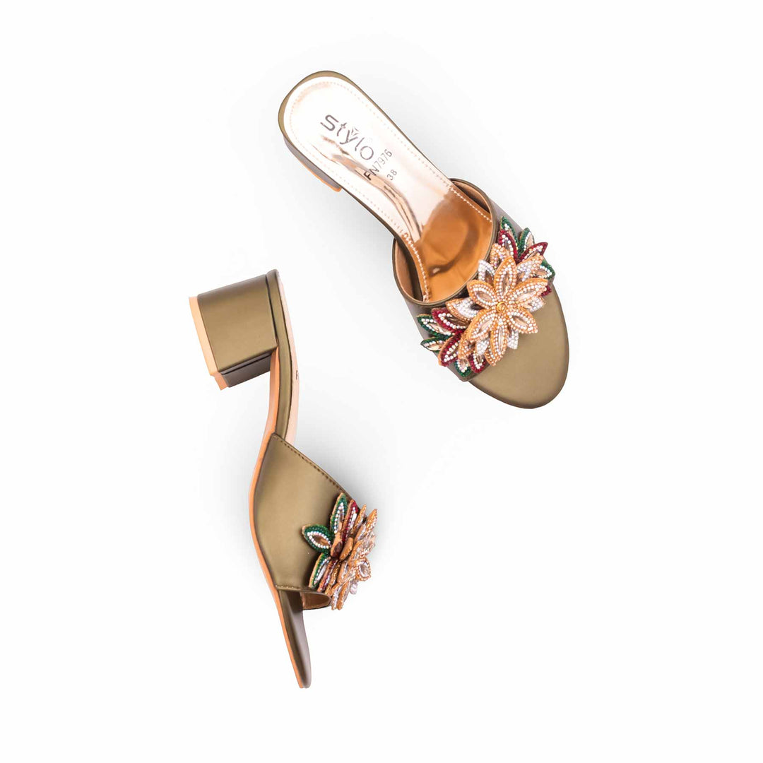 Olive Fancy Women Slipper FN7976