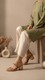 Golden Fancy Slipper For Women FN7977