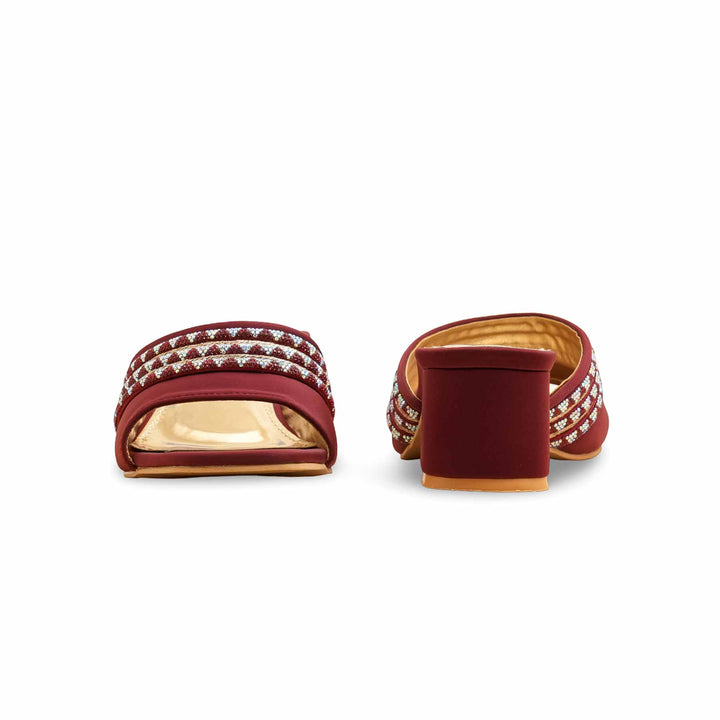 Maroon Fancy Slipper FN7978