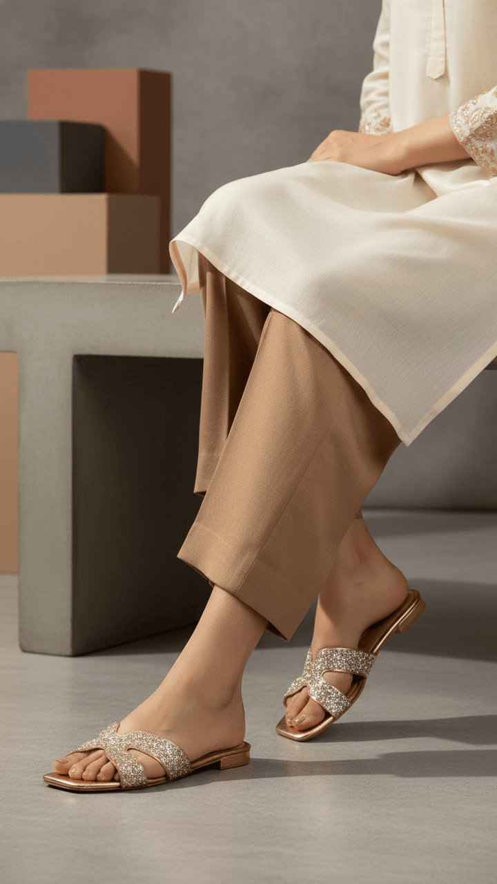 Peach Fancy Slipper FN7995