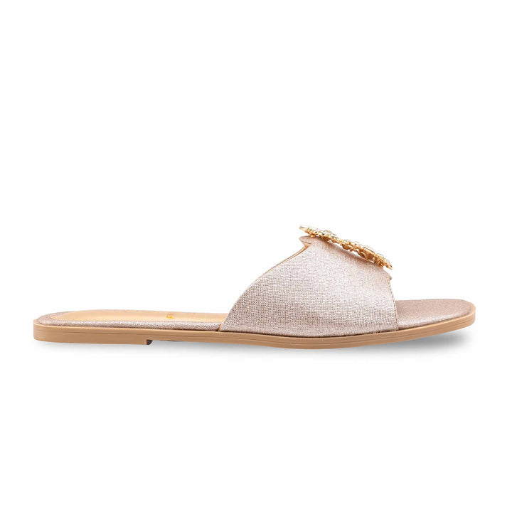 Golden Fancy Slipper For Ladies FN8036