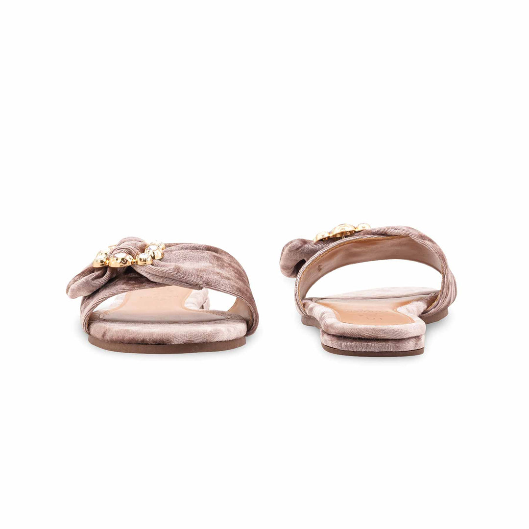 Golden Fancy Slipper For Ladies FN8050