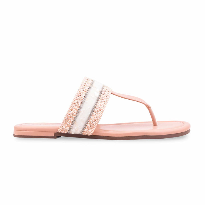 Pink Formal Chappal For Women FR0573