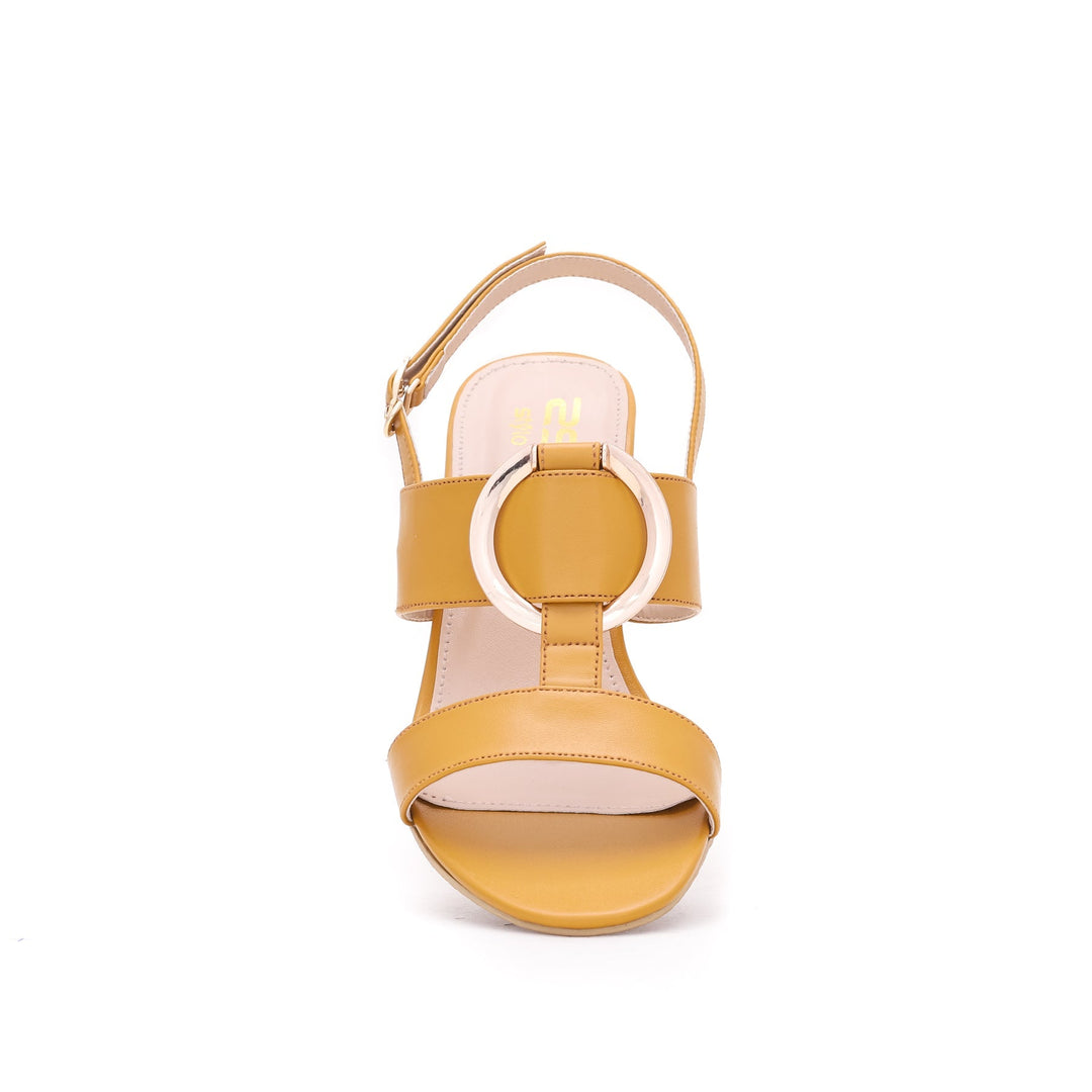 Mustard Color Formal Sandals FR4680