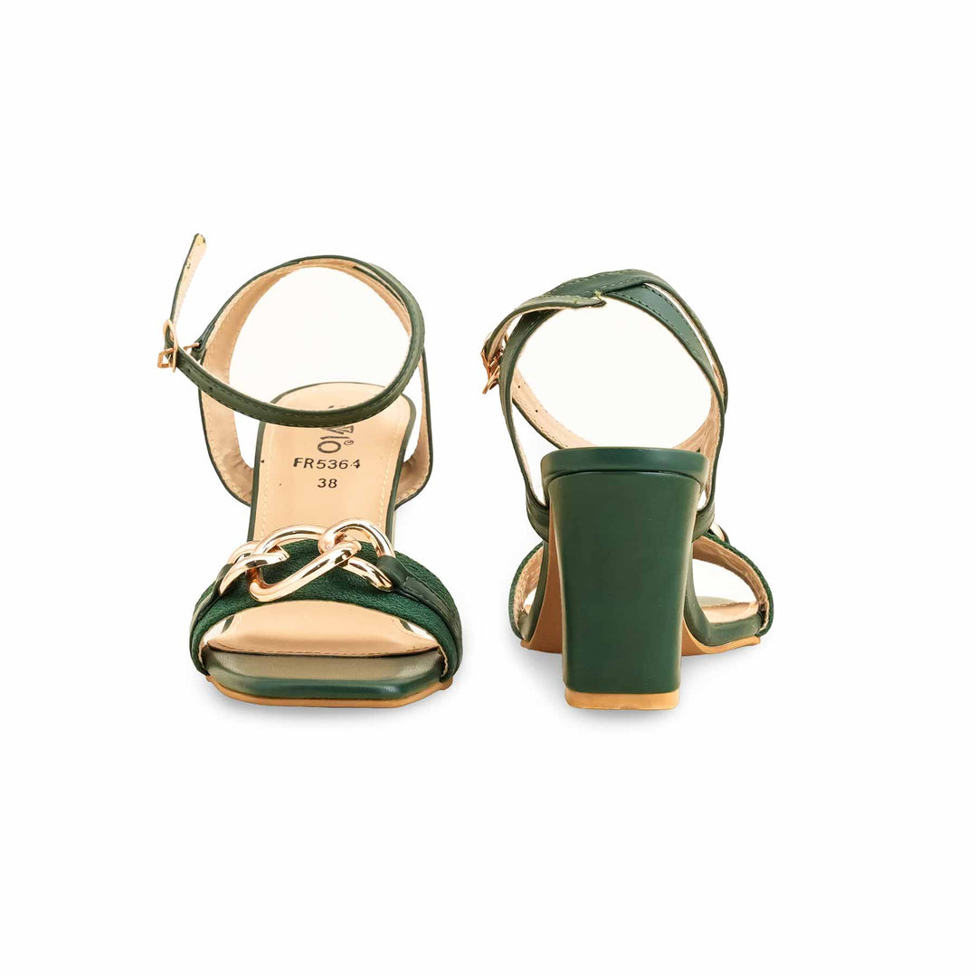 Green Formal Women Sandal FR5364