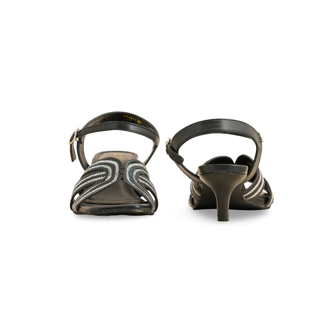 Black Formal Sandal FR5419