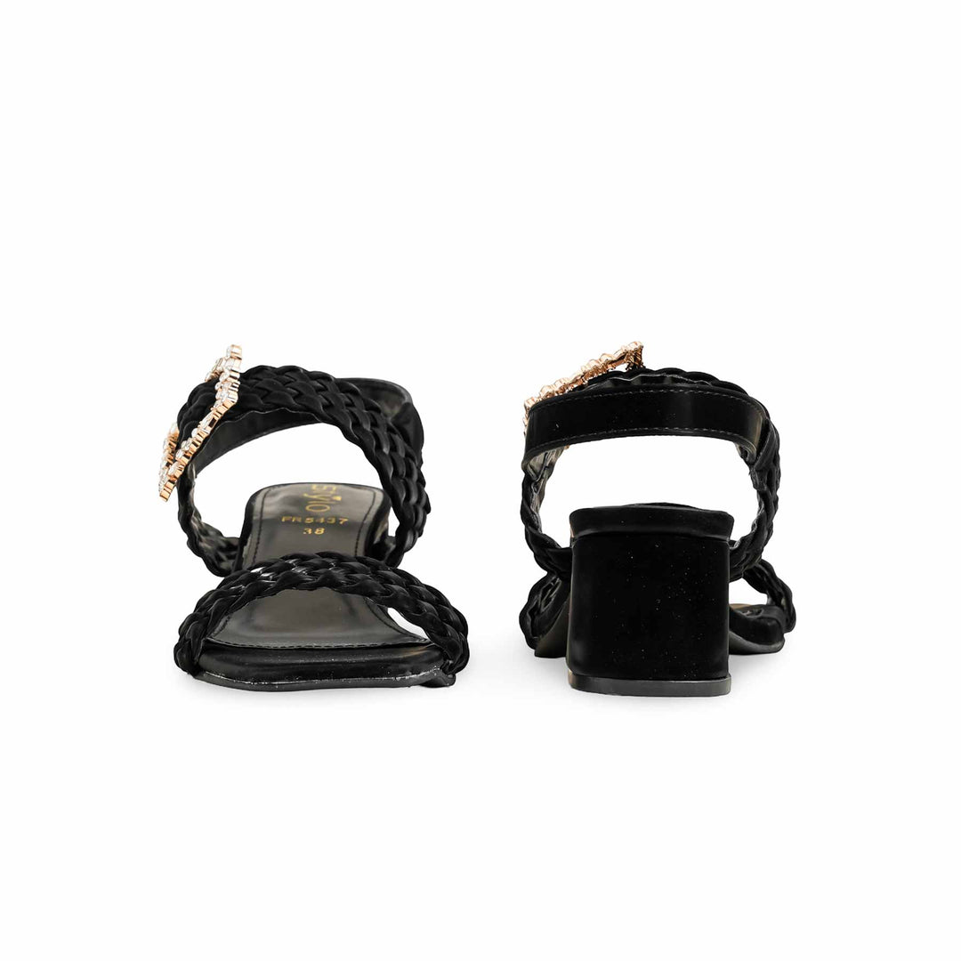 Black Formal Sandal FR5437