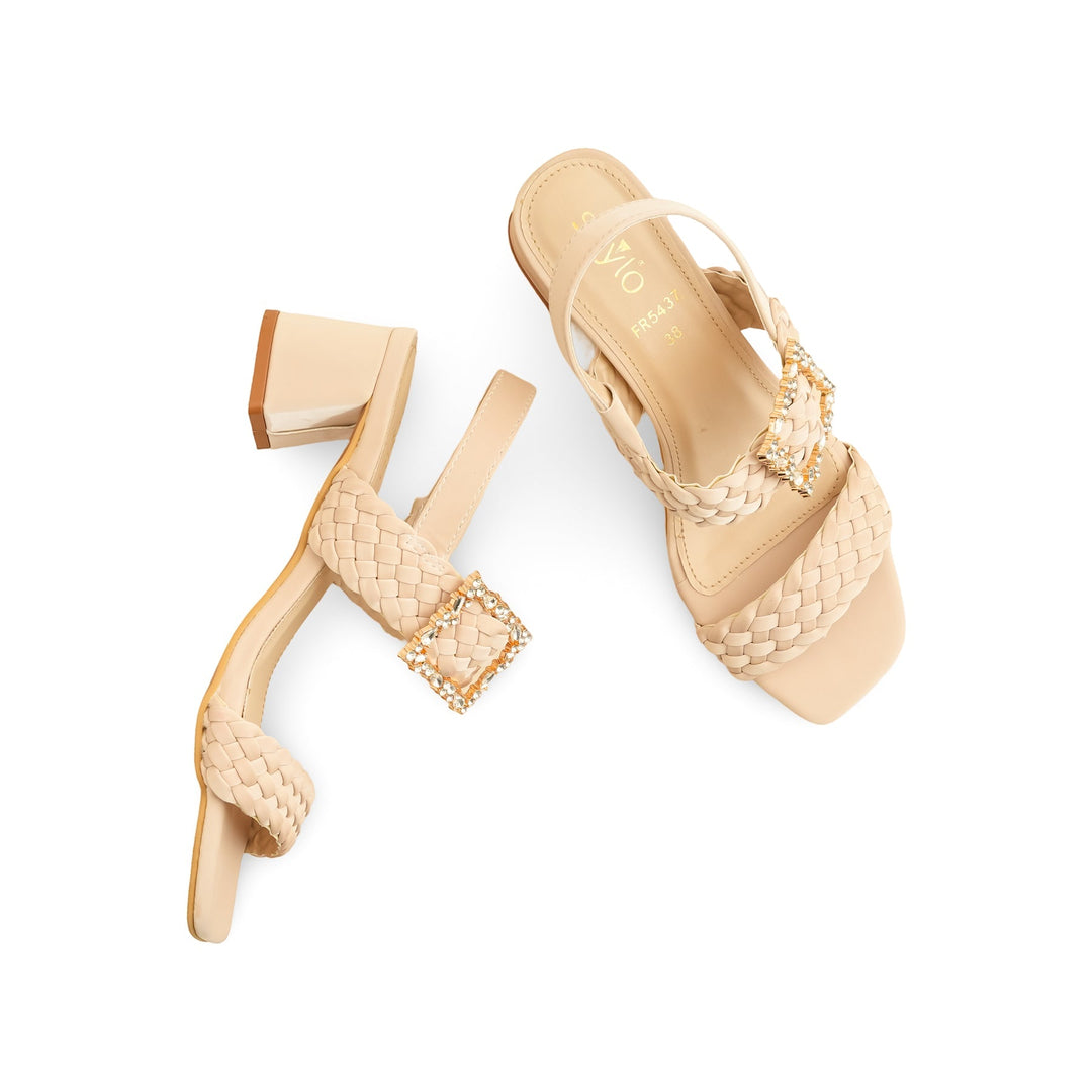 Beige Formal Women Sandal FR5437