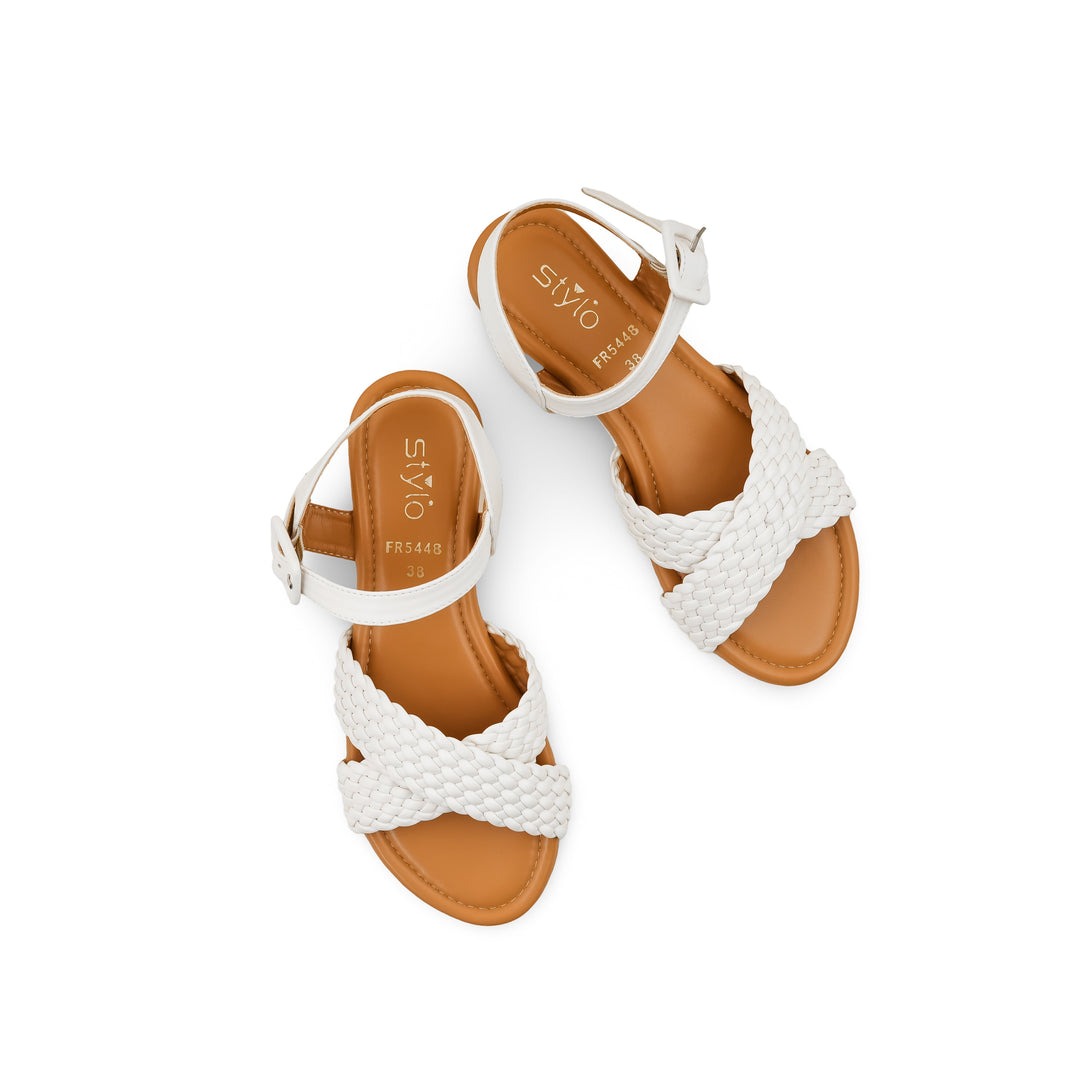 White Formal Women Sandal FR5448