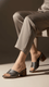 Grey Formal Slipper FR5466