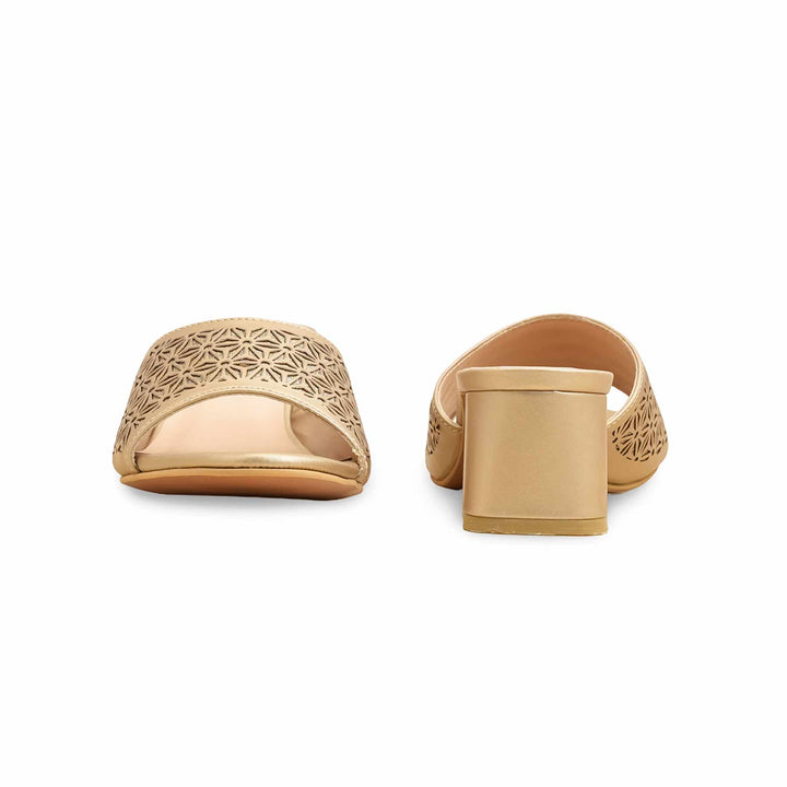 Golden Formal Sandal FR5466