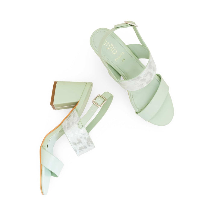 Green Formal Sandal For Women FR5472