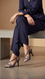Navy Formal Sandal For Ladies FR5484