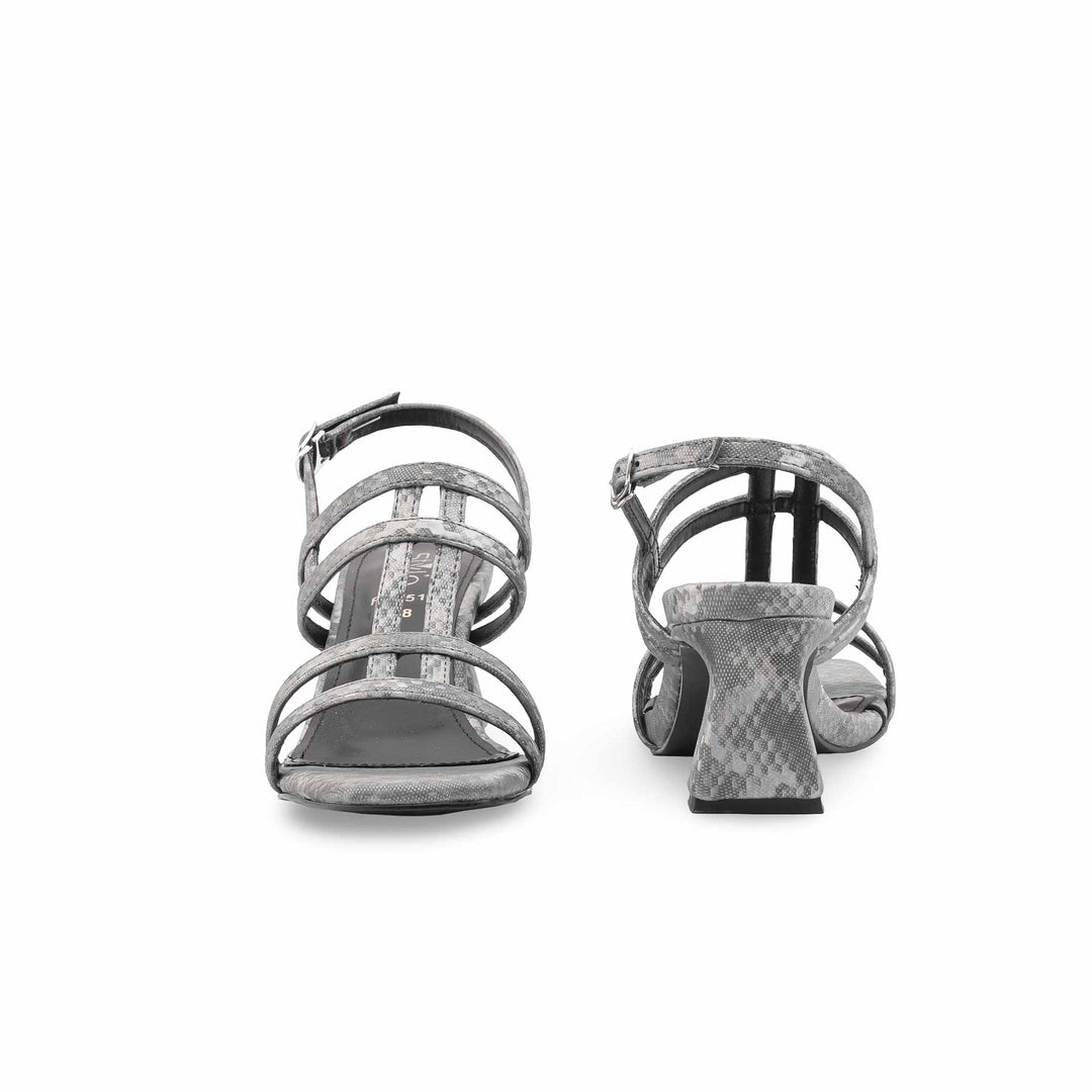 Grey Formal Sandal For Ladies FR5516