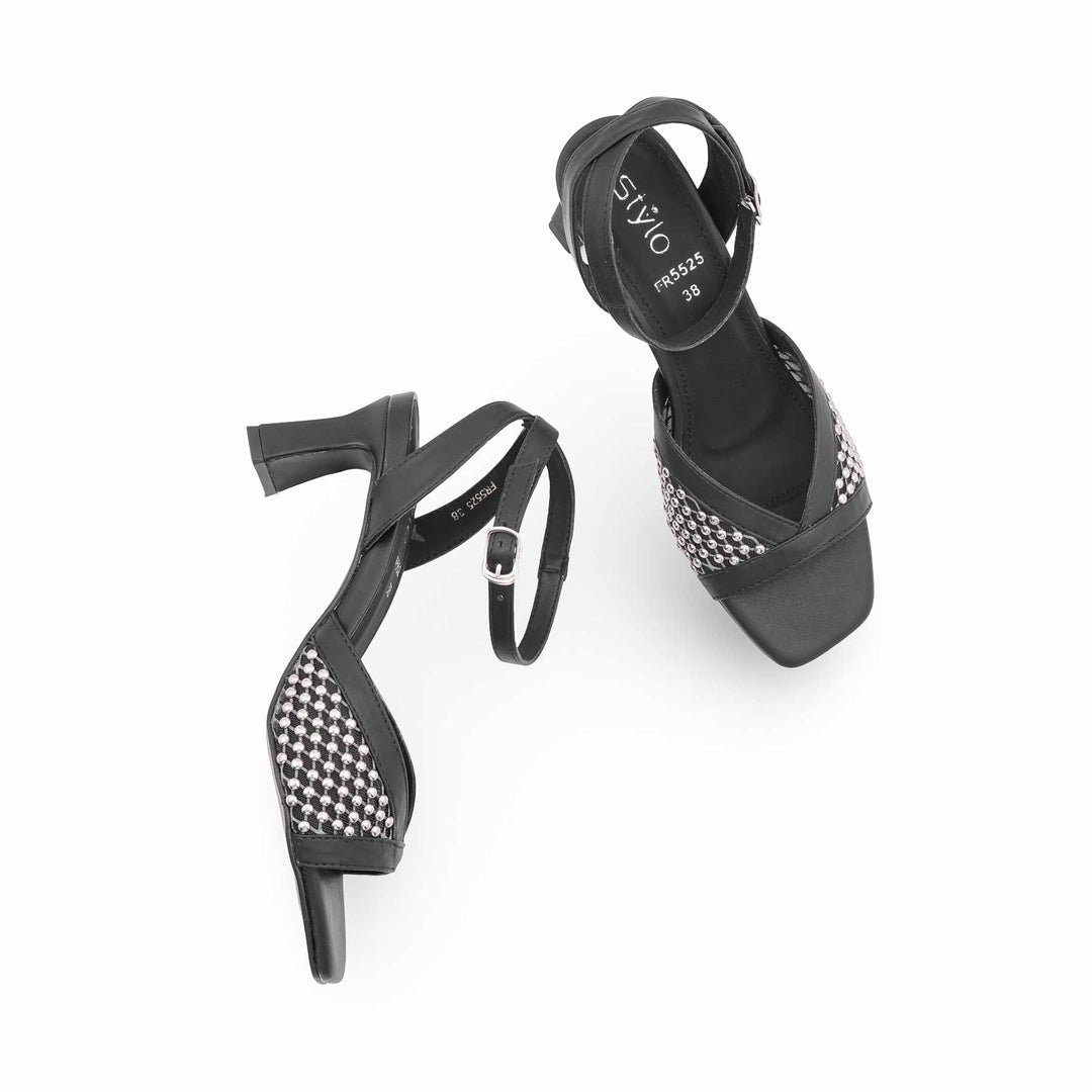 Black Formal Women Sandal FR5525