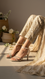 Beige Formal Sandal For Ladies FR5532
