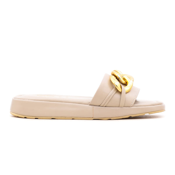 شبشب رسمي بلون أسمر فاتح FR7857