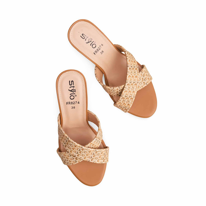 Beige Formal Slipper FR8274