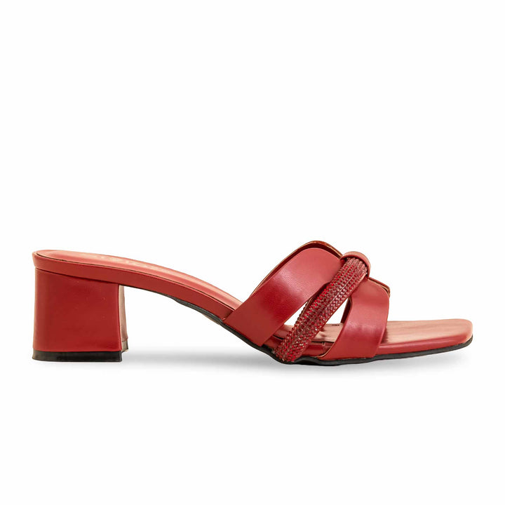 Maroon Formal Slipper For Women FR8280