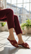 Maroon Formal Slipper FR8292