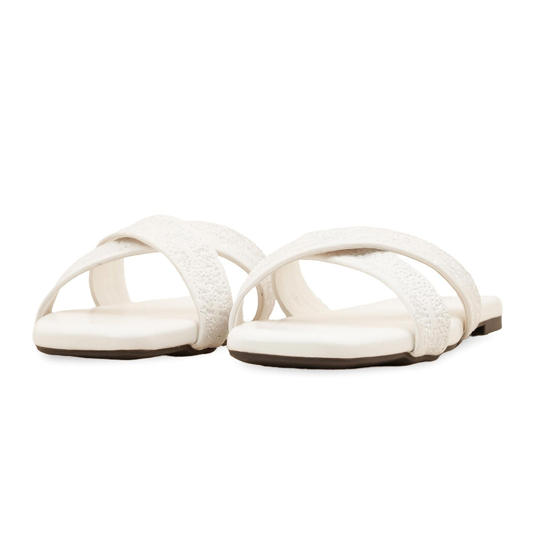 White Formal Slipper FR8294