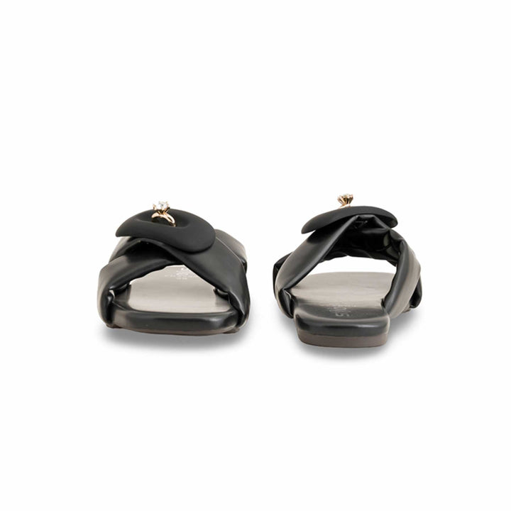 Black Formal Slipper For Women FR8296