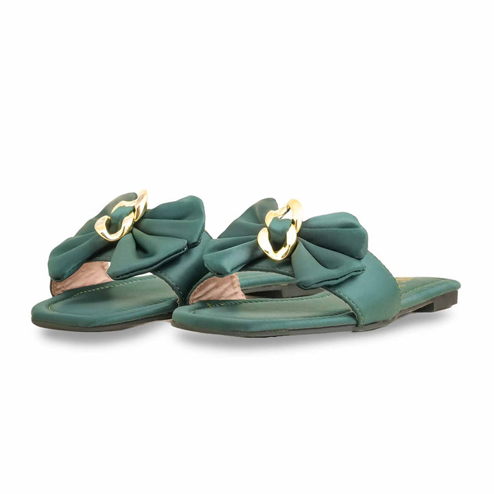 Green Formal Slipper For Women FR8310