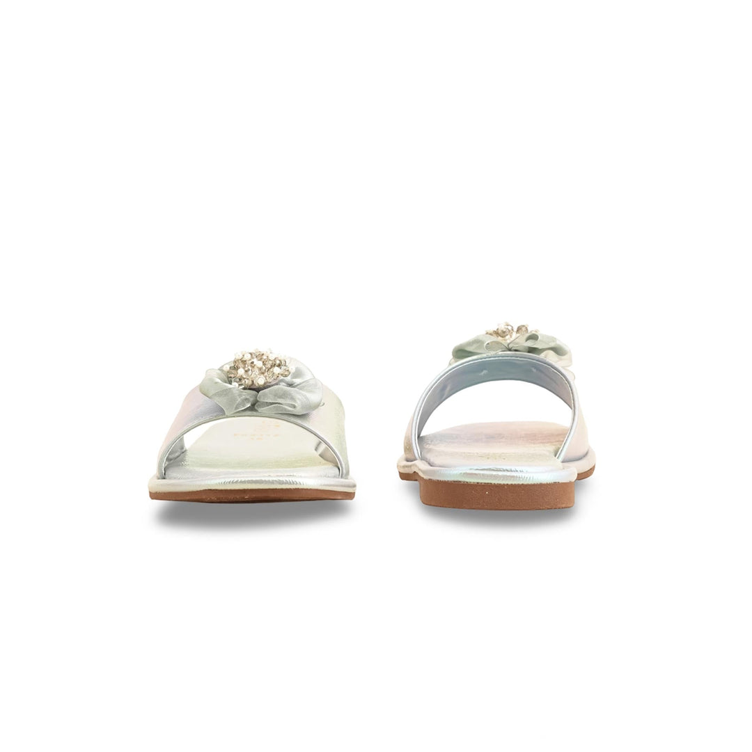 Silver Formal Slipper FR8312