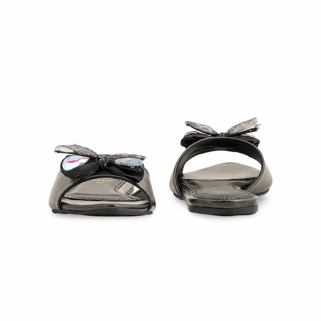 Black Formal Slipper For Ladies FR8326