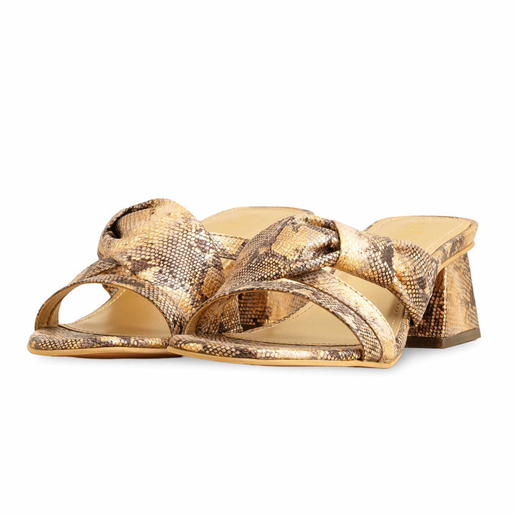 Golden Formal Slipper FR8331