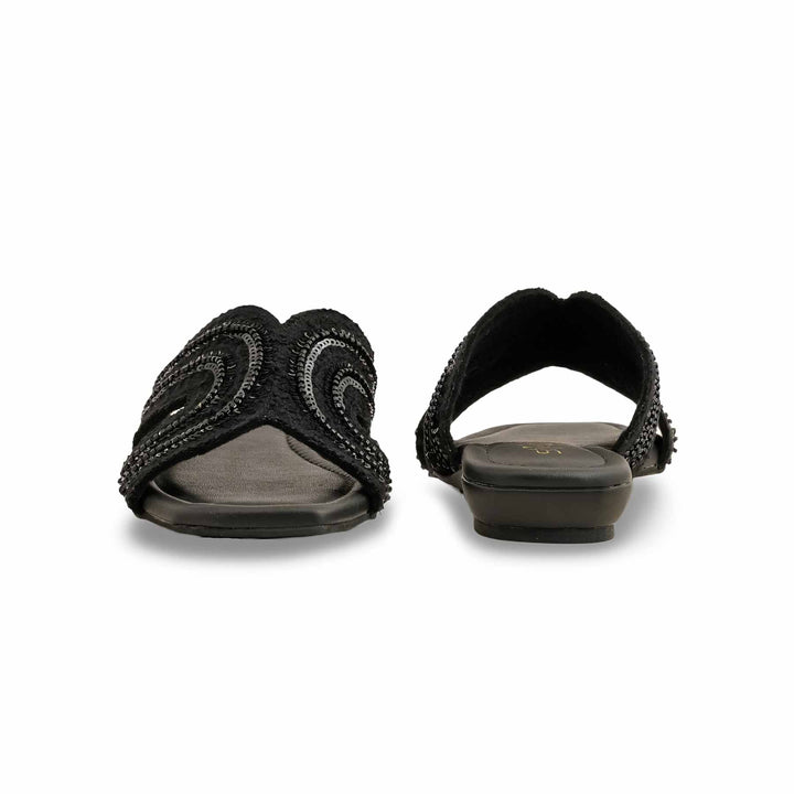 Black Formal Slipper For Ladies FR8338