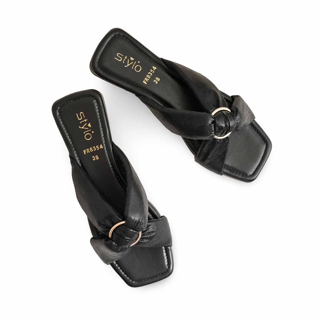 Black Formal Slipper FR8354