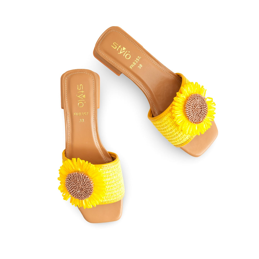 Yellow Formal Slipper FR8357