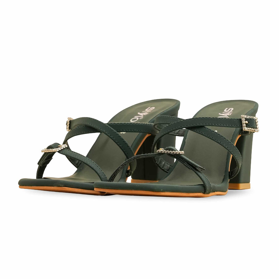 Green Formal Women Slipper FR8368