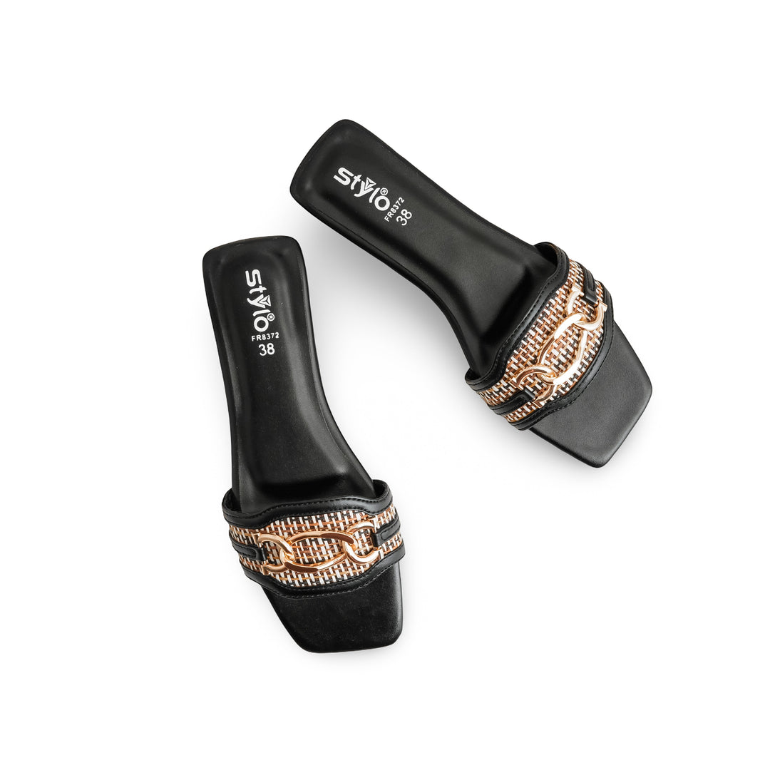 Black Formal Slipper FR8372