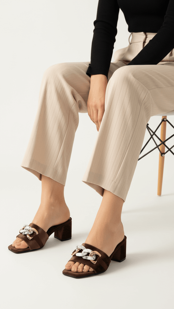 Brown Formal Slipper FR8382