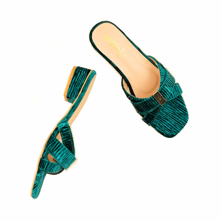 Green Formal Slipper FR8392
