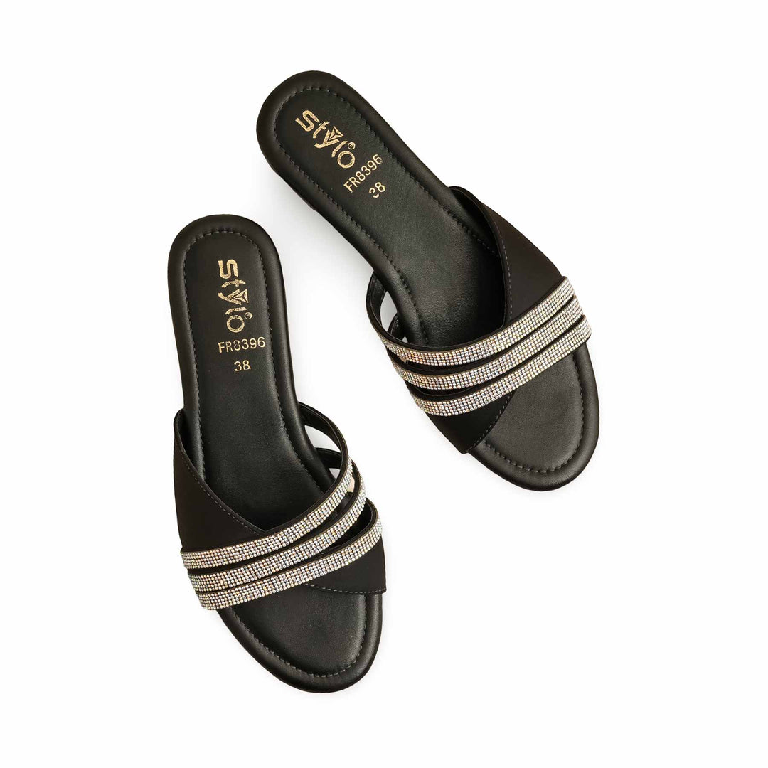 Black Formal Slipper FR8396