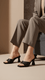 Black Formal Slipper For Ladies FR8414