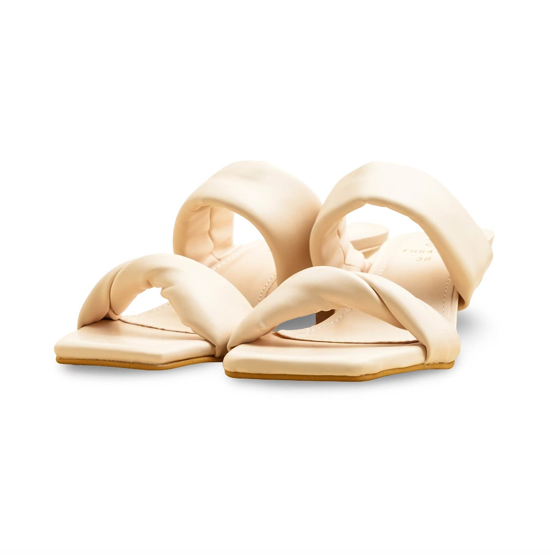 Cream Formal Women Slipper FR8417