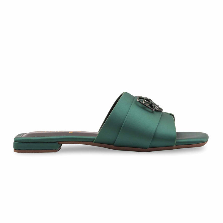 Green Formal Slipper For Ladies FR8434