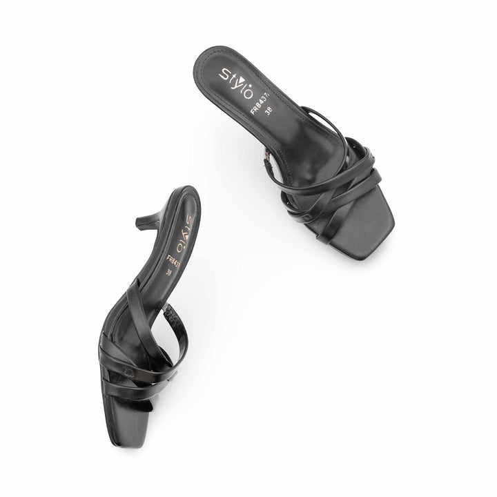 Black Formal Slipper For Women FR8437
