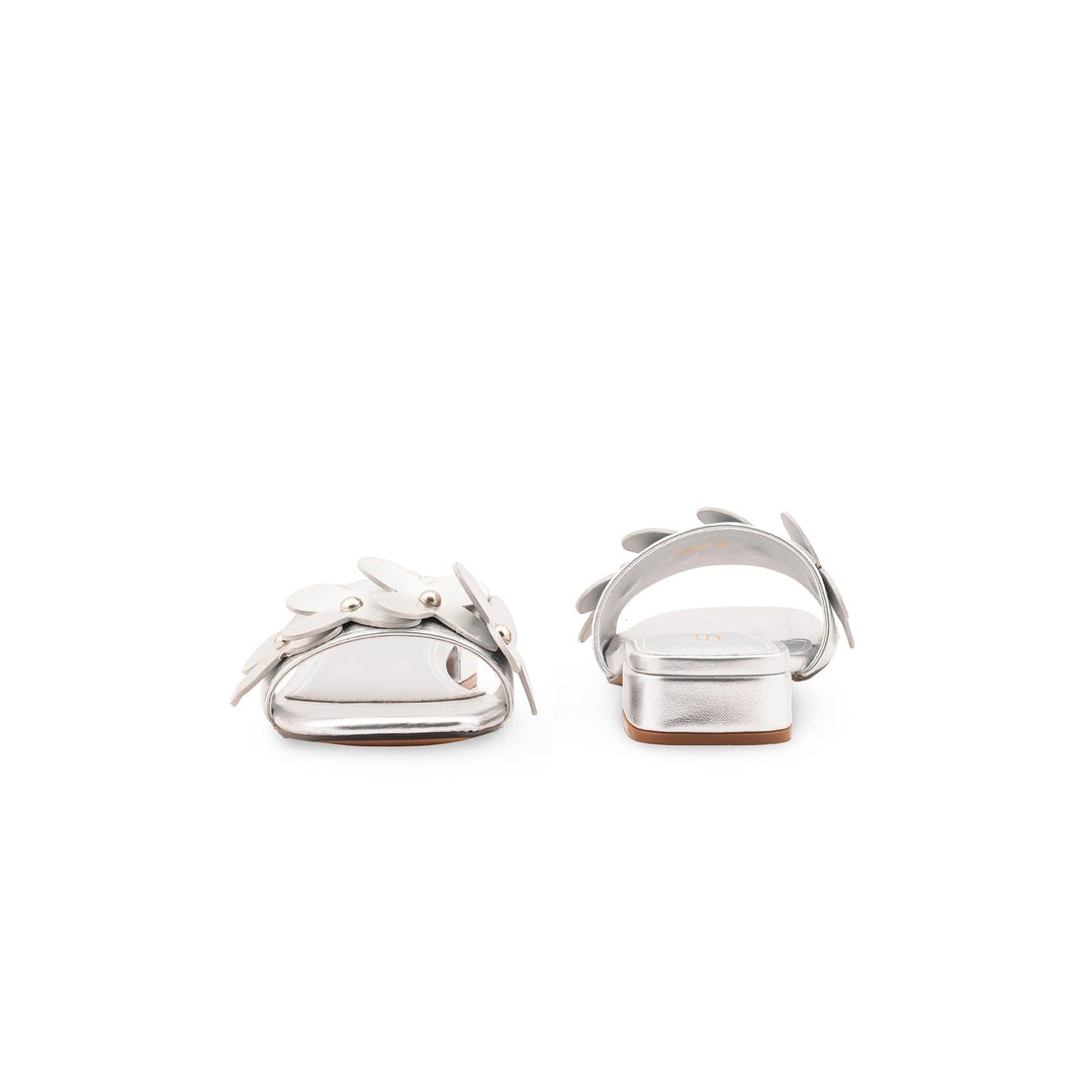 Silver Formal Slipper For Ladies FR8450